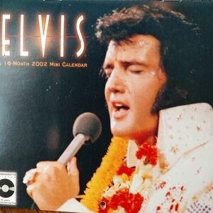 Elvis Presley 16-month 2002 mini wall calendar